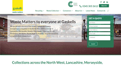 Desktop Screenshot of gaskellswaste.co.uk